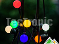 Guirlande LED avec des lumières colorés