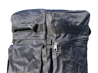 Poignée solide, en haut et en bas du sac.