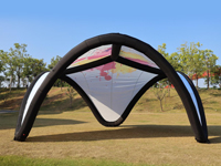 Tente gonflable 'wave', personnalisée pour Venloop