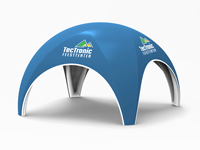 Tente de fête gonflable avec impression