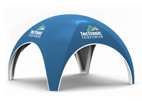 Tente gonflable avec votre message