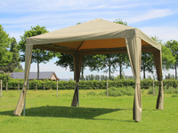 Tonnelle de jardin élégante de 3x3 m
