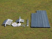 Avec armature en acier galvanisé