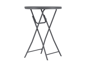 Table mange-debout avec plateau gris