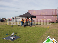 Barnum de 3x3 en couleur noire pour Noordzee Drones