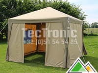 Tente de pavillon 3x3 en polyester