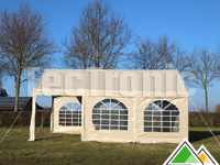 Tonnelle pvc pro 50 de 6x6 mètres