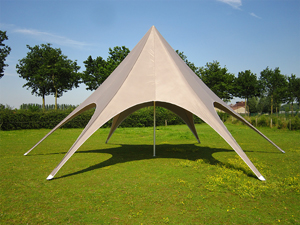 Tente étoile couleur taupe