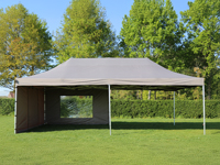 Tonnelle pliante 3x6 (ici avec 2 parois latérales)
