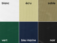 Les couleurs des tentes