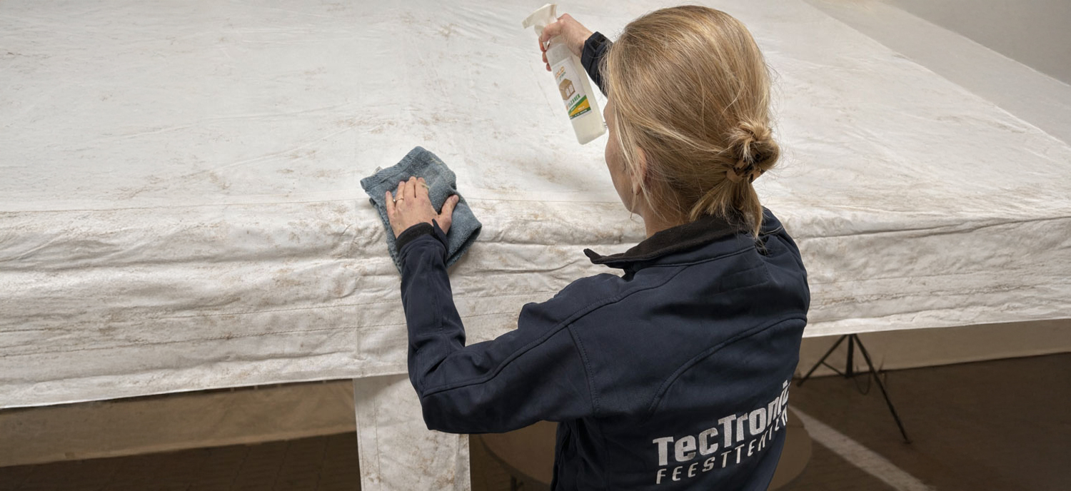 Nettoyage d'une tonnelle