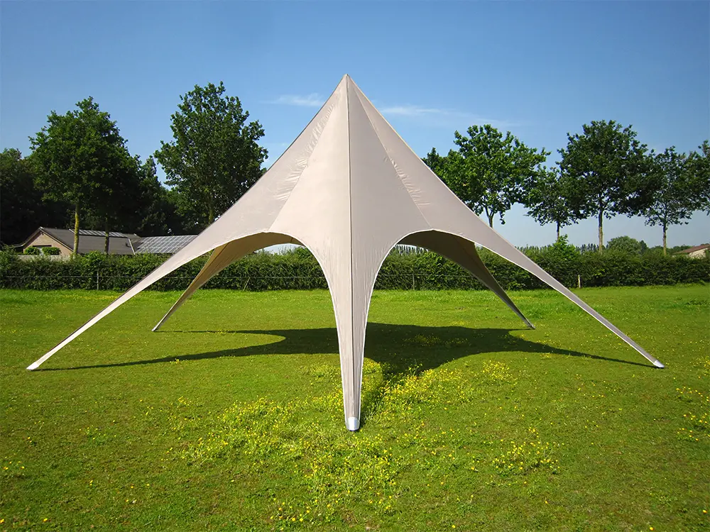 Evenementen stertent 10m taupe