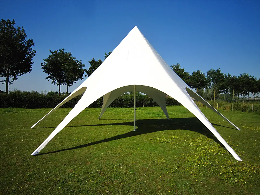 Elegante witte stertent 12 m voor evenementen