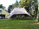Grote starshade met dubbele mast