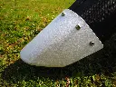 Voet stertent in aluminium
