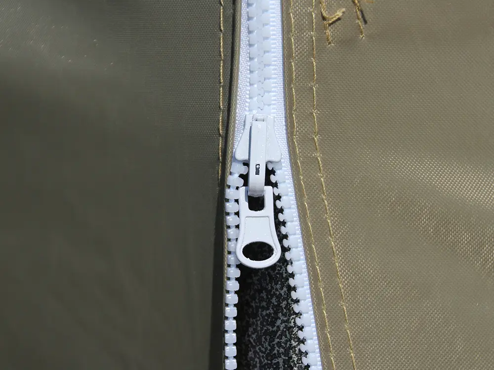 Waterdichte polyester zeilen met rits