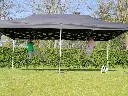Vouwtent 3 x 6 m s40 zwart sterkte