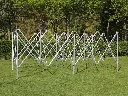 Vouwtent 4 x 8 m S50 pvc frame
