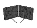Plooibaar tafelblad 180 cm