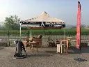 Naturellement afneembare banner vouwtent 3 x 3 m