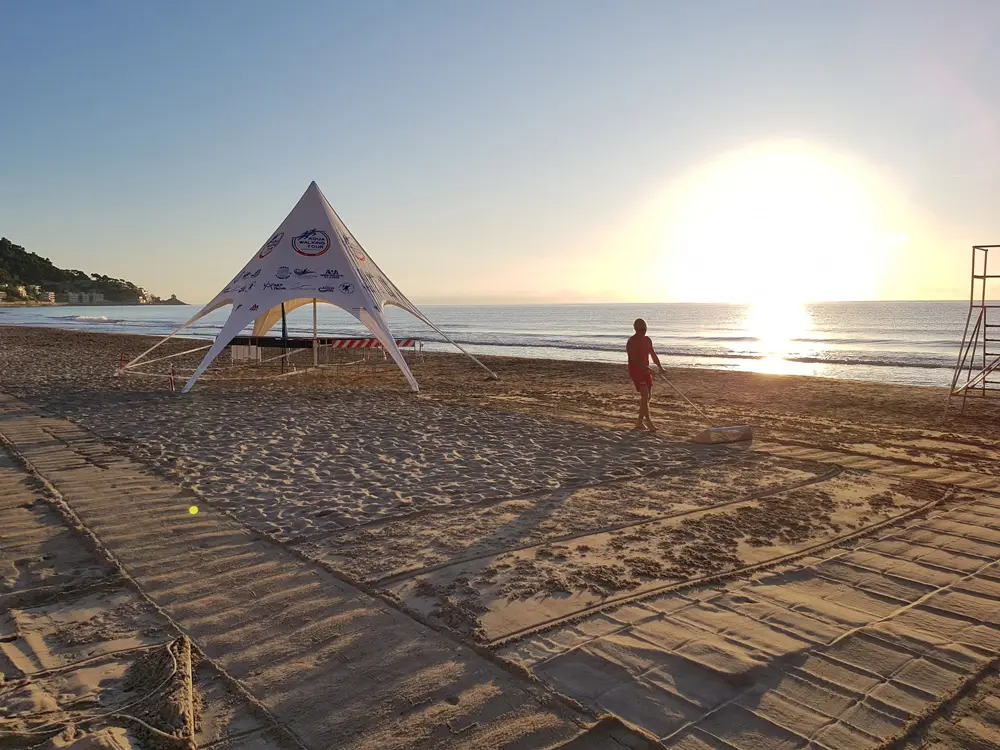 Gepersonaliseerde stertent voor Aqua Walking