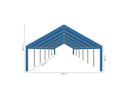 Partytent 6 x 12 m afmetingen