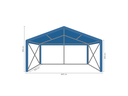 Kadertent 6 m breed afmetingen