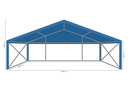 Kadertent 10 m breed afmetingen