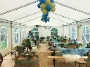 Moduletent in gebruik voor een verjaardagsfeest