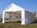 Partytent 4x10 meter met deuropeningen en ramen