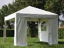 Partytent 3x3 pvc pro 50 HQ met witte zeilen