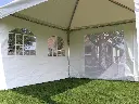 Binnenaanzicht witte feesttent 3x3 pvc pro 50