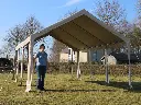 Grote partytent 4x6 meter zonder zijwanden