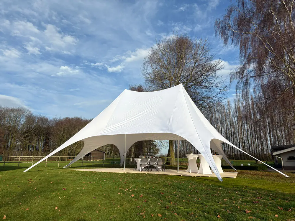 Tente étoile twin 12 m (Rouge)