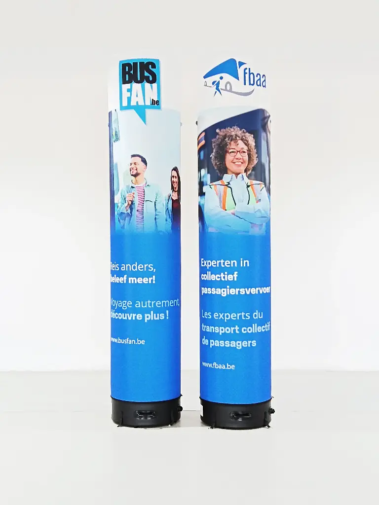 Colonne publicitaire gonflable (45 cm, 2 m)