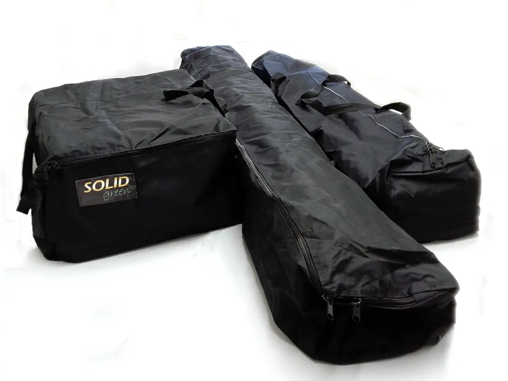 Ensemble de sacs de transport pour tente de stockage (4x8 m, 2 m)