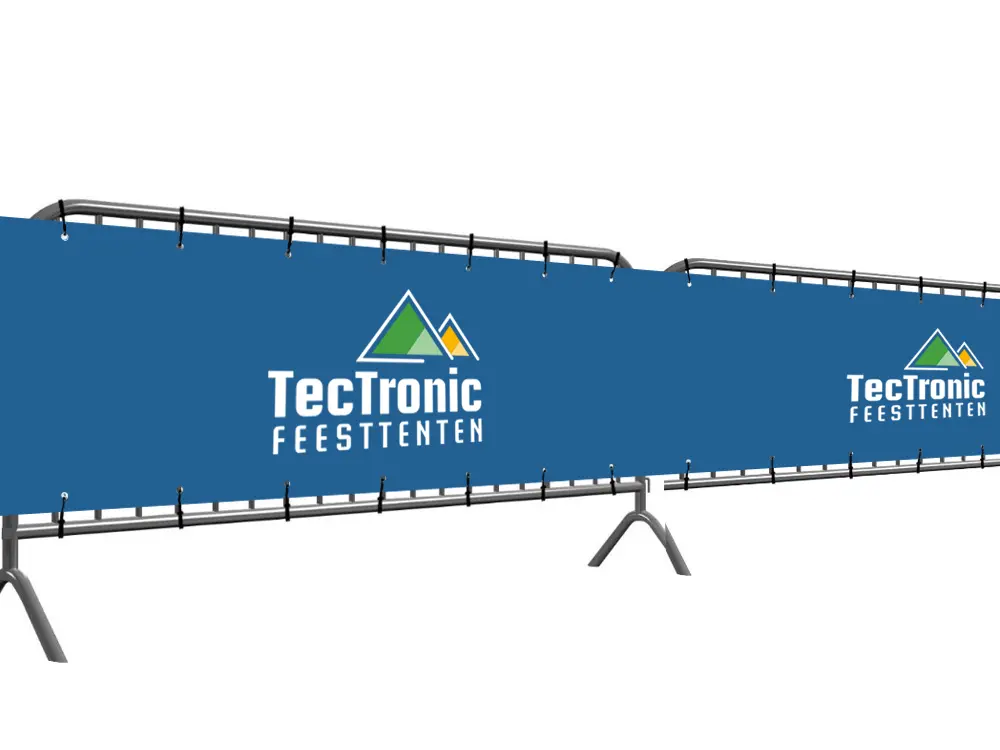 Toile de chantier sur rouleau avec personnalisation (0,75x10 m)