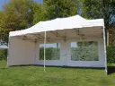 Occasion : tente pliante 4 x 8 m Solid 50 pvc blanc