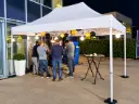 Fin de série : tente pliante 3 x 4,5 m Solid 50 pvc blanc