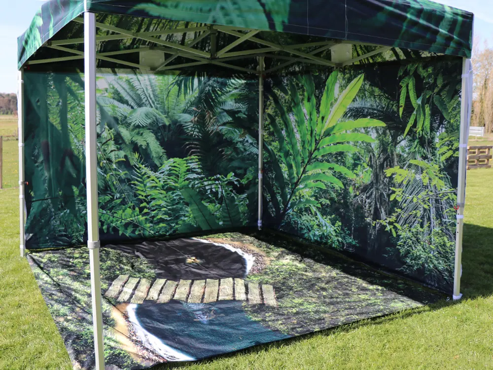 Toile de sol imprimée (2x2 m)