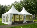 Tente pagode 3 x 3 m pvc pro