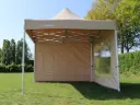 Seconde main: tente pliante 4 x 4 m Solid 50 pvc beige