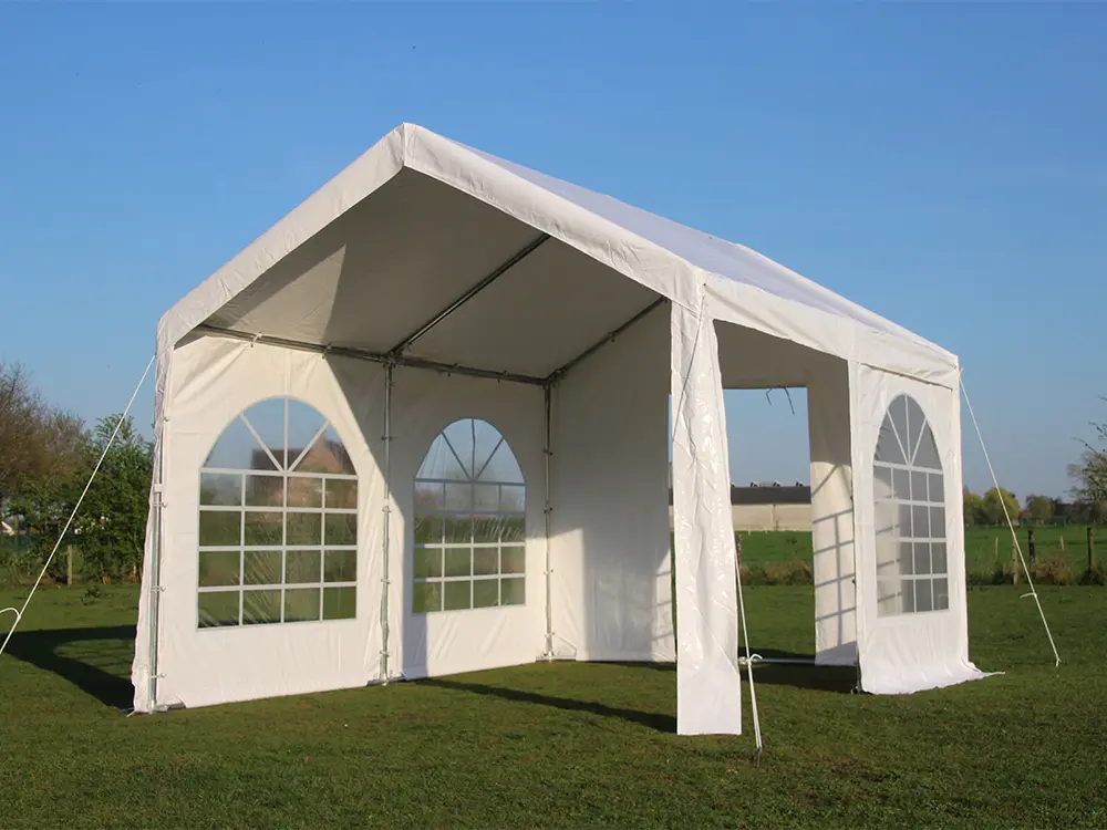 Tonnelle 3 x 4 m PVC Pro (Blanc)