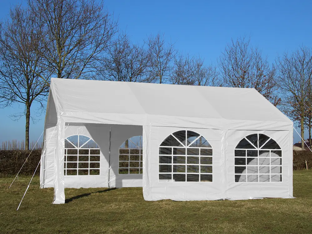 Tonnelle 4 x 6 m PVC Pro 50 HQ (Blanc)